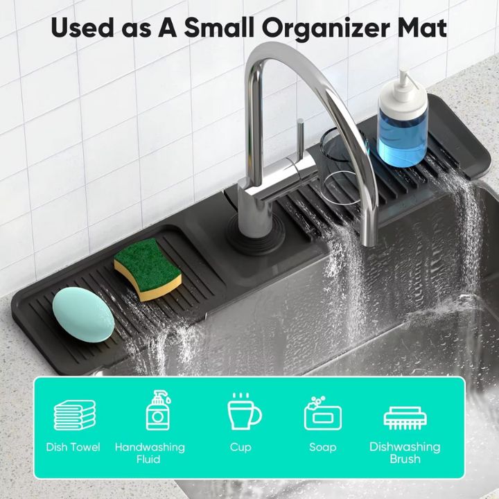 Modern Silicone Sink Splash Guard