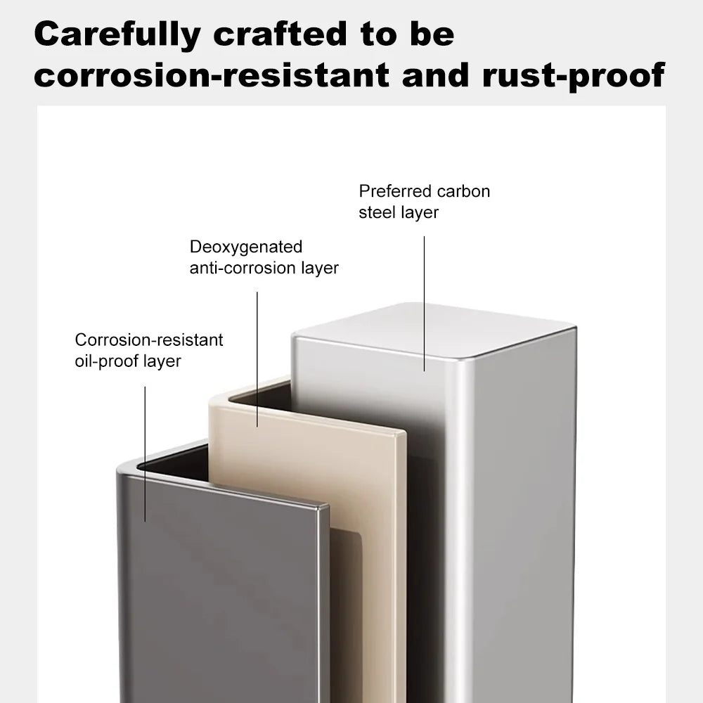 Smooth-Glide 2-Tier Metal Storage Organiser