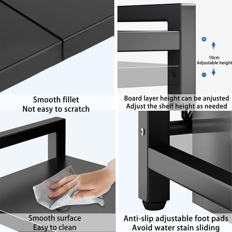 Premium Adjustable Stainless Steel Kitchen Organizer